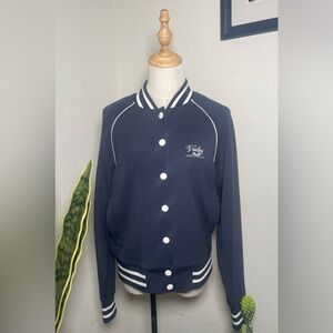 Varley Jepson Club Blue Tennis Jacket • Court Club Logo  • NWT • S